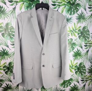 🔷11Calvin Klein Mens Gray Suit Set (Size: 20) 1lb 6.6oz